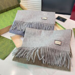 爆款到货古奇经典男女通用围巾 - 图片 2