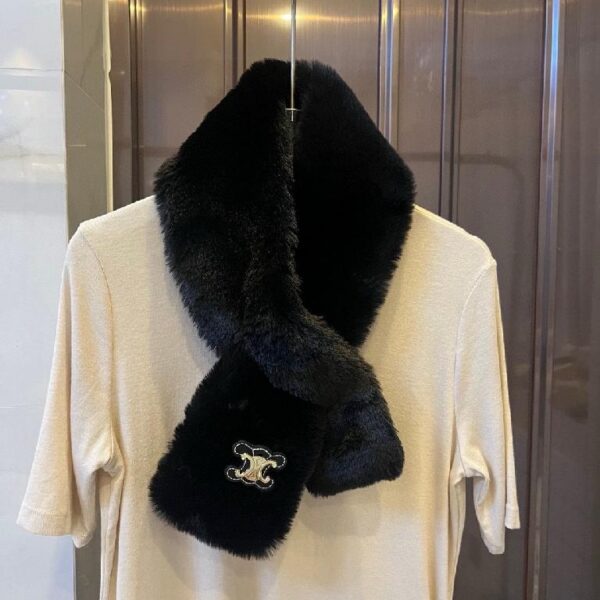 赛琳Celine秋冬百搭围脖 黑色