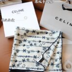 Celine凯旋门高定系列围巾 白色