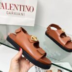 25ss华伦天奴最新款凉鞋棕色 - 图片 4