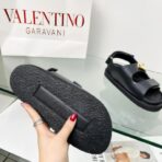 25ss华伦天奴最新款凉鞋黑色 - 图片 2