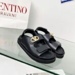 25ss华伦天奴最新款凉鞋黑色 - 图片 4