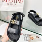 25ss华伦天奴最新款凉鞋黑色 - 图片 3