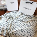 Celine凯旋门高定系列围巾 白色 - 图片 3