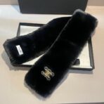 赛琳Celine秋冬百搭围脖 黑色 - Imagem 4