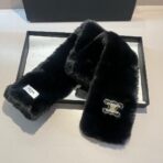 赛琳Celine秋冬百搭围脖 黑色 - Imagem 3