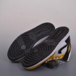 AJ1中帮 Air Jordan 1 Mid 黑黄 - 图片 4