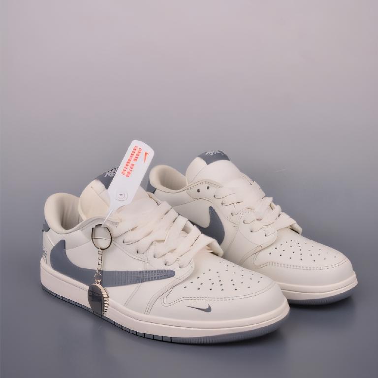 AJ1低帮 Air Jordan 1 Low 三方联名倒钩白色1_00001_ AJ1低帮 Air Jordan 1 Low 三方联名倒钩白色 - 图片 1