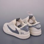 AJ1低帮 Air Jordan 1 Low 三方联名倒钩白色 - 图片 2