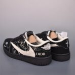 AJ1低帮 Air Jordan 1 Low 解构鞋带 三方联名倒钩黑色 - 图片 2