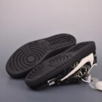 AJ1低帮 Air Jordan 1 Low 解构鞋带 三方联名倒钩黑色 - 图片 4