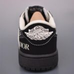 AJ1低帮 Air Jordan 1 Low 解构鞋带 三方联名倒钩黑色 - 图片 3