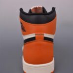 AJ1高帮 Jordan Air Jordan 1 High OG扣碎黑橘色 - Image 4