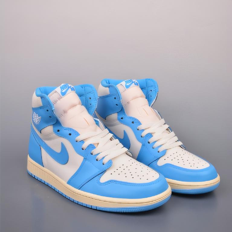 AJ1高帮 Jordan Air Jordan 1 High OG爆裂纹白蓝1_00001_ AJ1高帮 Jordan Air Jordan 1 High OG爆裂纹白蓝 - 图片 1