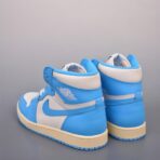 AJ1高帮 Jordan Air Jordan 1 High OG爆裂纹白蓝 - 图片 2