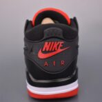 AJ4低帮 复刻麂皮黑红色 - 图片 2