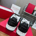 ALENTINO华伦天奴V家Freedots系列 情侣款 铆钉 休闲 运动鞋 滑板鞋 黑色 - 图片 3