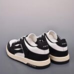 AMIRI Skel Top Low 'Black White' 黑白拼色低帮骨头休闲板鞋 - 图片 4