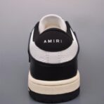 AMIRI Skel Top Low 'Black White' 黑白拼色低帮骨头休闲板鞋 - 图片 2