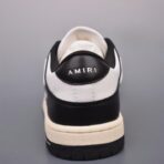 AMIRI Skel Top Low 白黑拼色低帮骨头造型拼接休闲板鞋 - 图片 2