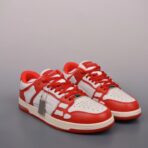 AMIRI Skel Top Low 骨骼低帮休闲板鞋 红白拼色