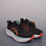 ASICS Novablast 4 轻量缓震跑鞋（黑 + 橙绿拼色款）