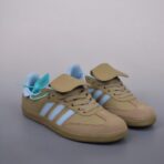 Adidas Samba OG 三叶草 浅卡其蓝色配色