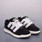 Adidas originals Forum 2000 CL 三叶草低帮 复古潮流休闲面包鞋  黑色