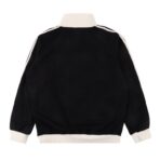 Adidas originals 美式复古系列 三叶草Logo刺绣侧边条纹立领夹克外套