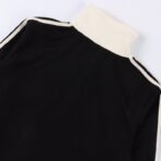 Adidas originals 美式复古系列 三叶草Logo刺绣侧边条纹立领夹克外套 - 图片 4