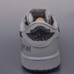 Air Jordan 1 Low 三方联名倒钩 深灰色 - 图片 4