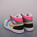 Air Jordan 1 Mid 彩虹拼接 - 图片 4