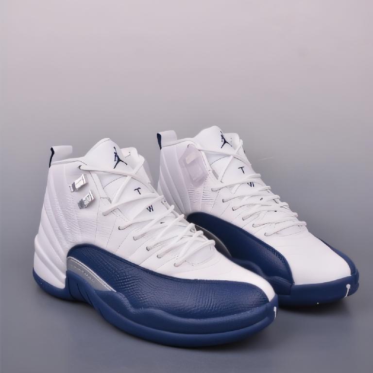 Air Jordan 12 AJ12乔12 男子篮球鞋 白蓝配色1_00001_ Air Jordan 12 AJ12乔12 男子篮球鞋 白蓝配色 - 图片 1