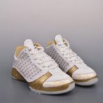 Air Jordan 23 AJ23 乔23 简版中帮复古休闲运动文化篮球鞋 金黄 白配色