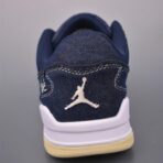 Air Jordan Flight Court 乔丹低帮复古篮球鞋 牛仔蓝 - 图片 4