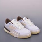 Air Jordan Flight Court 乔丹低帮复古篮球鞋 白棕配色