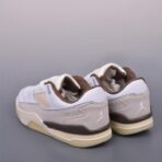 Air Jordan Flight Court 乔丹低帮复古篮球鞋 白棕配色 - 图片 4