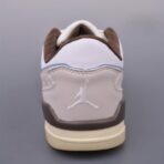 Air Jordan Flight Court 乔丹低帮复古篮球鞋 白棕配色 - 图片 2