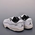 Air Jordan Flight Court 乔丹低帮复古篮球鞋 白黑配色 - 图片 4