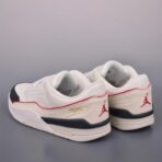 Air Jordan Flight Court 乔丹低帮复古篮球鞋米白 - Image 4