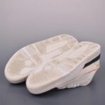 Air Jordan Flight Court 乔丹低帮复古篮球鞋米白 - Image 3