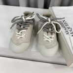 Alexander McQUEEN 亚历山大·麦昆 最新 Flexion系列情侣款 复古 休闲 运动鞋 浅米灰色 - 图片 3