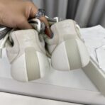 Alexander McQUEEN 亚历山大·麦昆 最新 Flexion系列情侣款 复古 休闲 运动鞋 浅米灰色 - 图片 2