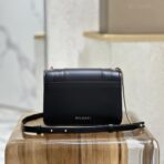 BVLGARI 宝格丽 Serpenti Forever 系列黑色小牛皮蛇头斜挎包 - 图片 3