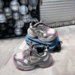 Balenciaga 3XL Sneaker（童鞋款）灰粉撞色 - Imagem 3