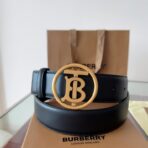 Burberry 皮革双面 TB 专属标识腰带