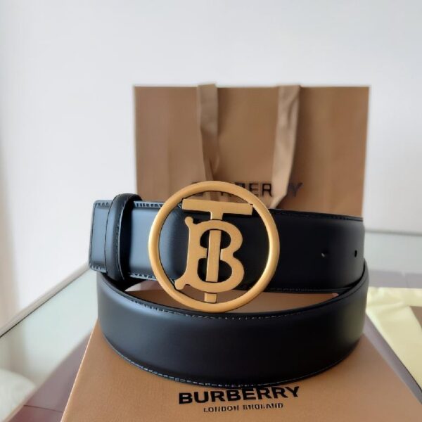 Burberry 皮革双面 TB 专属标识腰带