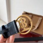 Burberry 皮革双面 TB 专属标识腰带 - 图片 4