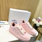 Burberry BOX 系列针织纹理低帮运动鞋（粉色配色款）