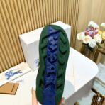 Burberry BOX 系列格纹低帮休闲运动鞋（格纹配绿色细节款） - Imagem 3